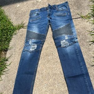 Blue balmain jeans